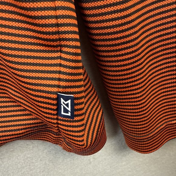 Cutter & Buck Pullover Mens XXL Virtue Eco Pique Micro Stripe Recycled 3/4 Zip O - Picture 6 of 13